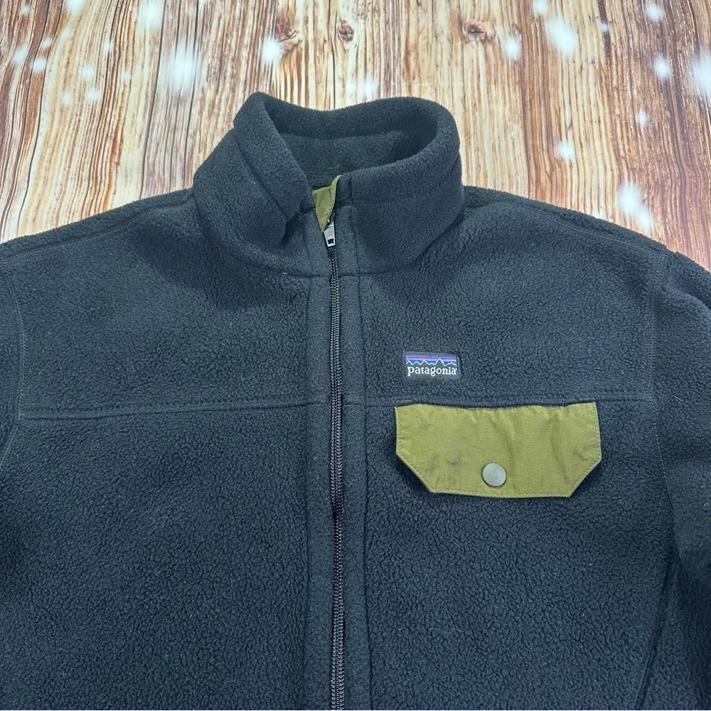 Paragonia Synchilla Snap-T Fleece Jacket Boys' Size L/ 12 Kids